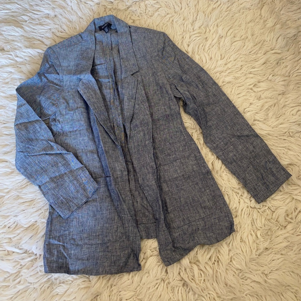 Blue casual blazer